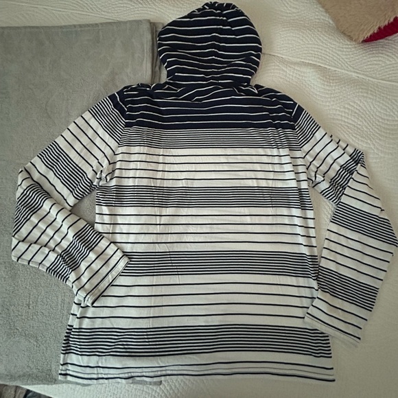 Polo by Ralph Lauren • Striped Cotton Hooded T-Shirt - Picture 9 of 9